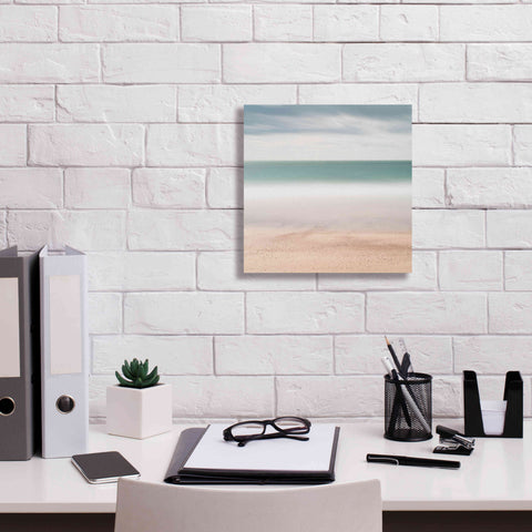 Image of 'Beach Sea Sky' by Wilco Dragt, Giclee Canvas Wall Art,12 x 12