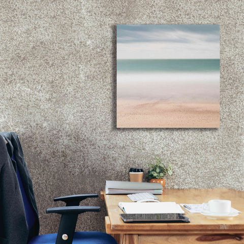 Image of 'Beach Sea Sky' by Wilco Dragt, Giclee Canvas Wall Art,26 x 26