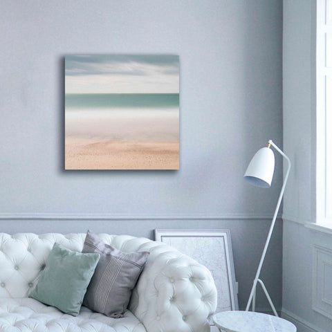 Image of 'Beach Sea Sky' by Wilco Dragt, Giclee Canvas Wall Art,37 x 37