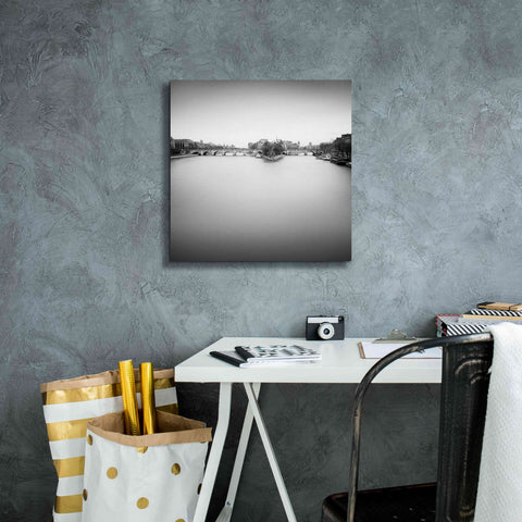 Image of 'Ile de la Cite' by Wilco Dragt, Giclee Canvas Wall Art,18 x 18
