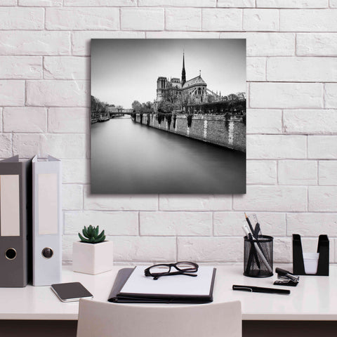 Image of 'Notre Dame II' by Wilco Dragt, Giclee Canvas Wall Art,18 x 18