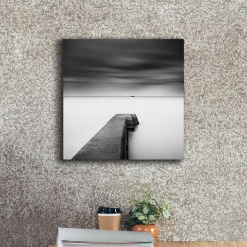 Image of 'The Jetty-Study #1' by Wilco Dragt, Giclee Canvas Wall Art,18 x 18