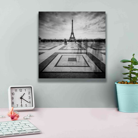 Image of 'Tourists' by Wilco Dragt, Giclee Canvas Wall Art,12 x 12