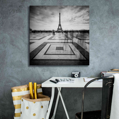 Image of 'Tourists' by Wilco Dragt, Giclee Canvas Wall Art,26 x 26