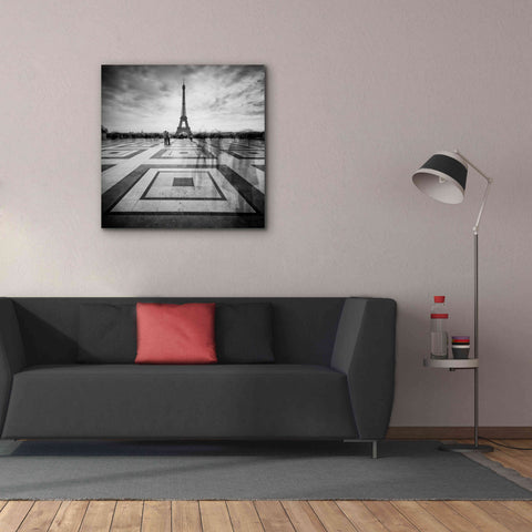 Image of 'Tourists' by Wilco Dragt, Giclee Canvas Wall Art,37 x 37