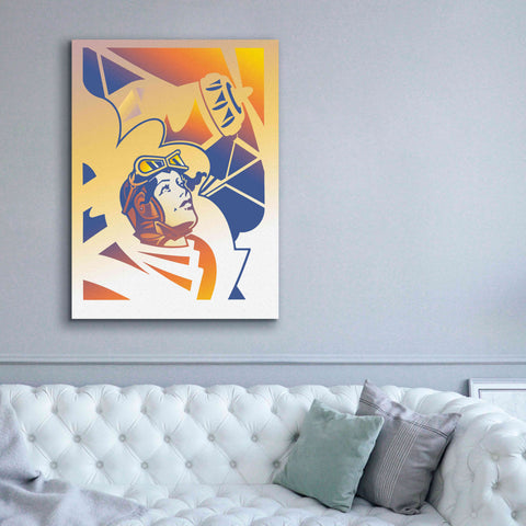 Image of 'Amelia Erhart' by David Chestnutt, Giclee Canvas Wall Art,40 x 54