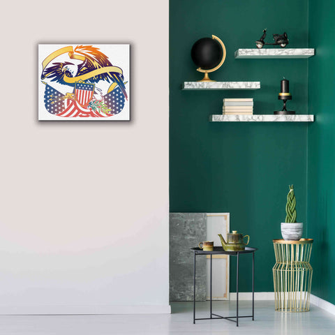 Image of 'American Eagle' by David Chestnutt, Giclee Canvas Wall Art,24 x 20