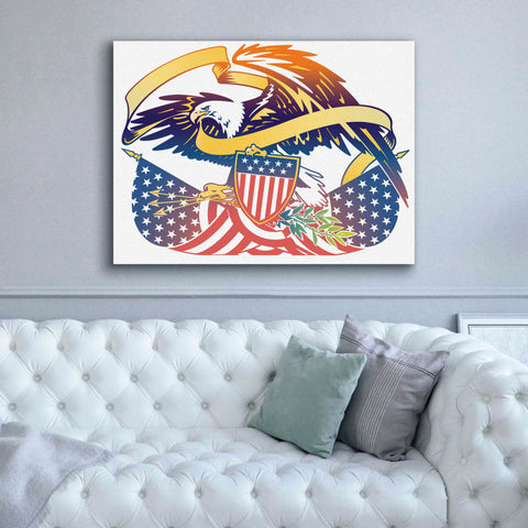 Image of 'American Eagle' by David Chestnutt, Giclee Canvas Wall Art,54 x 40