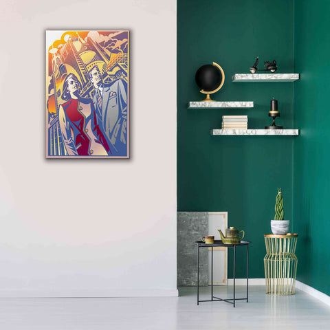 Image of 'Architectural Business Couple' by David Chestnutt, Giclee Canvas Wall Art,26 x 40