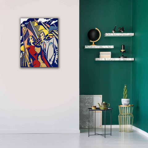 Image of 'Business Couple' by David Chestnutt, Giclee Canvas Wall Art,26 x 34