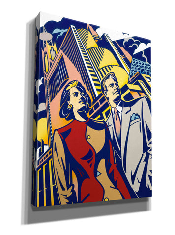 Image of 'Business Couple' by David Chestnutt, Giclee Canvas Wall Art