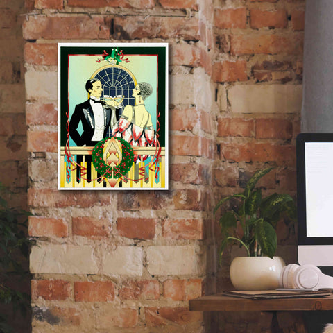 Image of 'Christmas Toast' by David Chestnutt, Giclee Canvas Wall Art,12 x 16