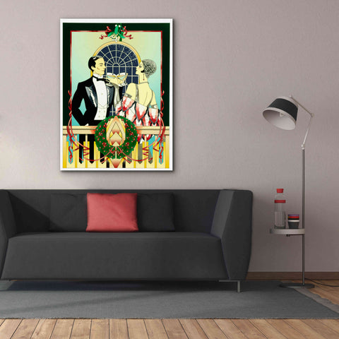 Image of 'Christmas Toast' by David Chestnutt, Giclee Canvas Wall Art,40 x 54