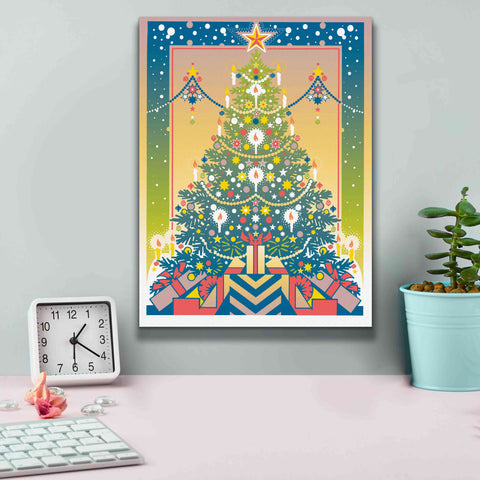 Image of 'Christmas Tree' by David Chestnutt, Giclee Canvas Wall Art,12 x 16