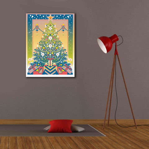 Image of 'Christmas Tree' by David Chestnutt, Giclee Canvas Wall Art,26 x 34