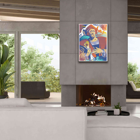 Image of 'Christopher Columbus' by David Chestnutt, Giclee Canvas Wall Art,26 x 34