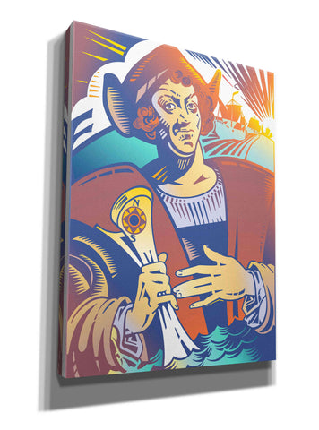 Image of 'Christopher Columbus' by David Chestnutt, Giclee Canvas Wall Art