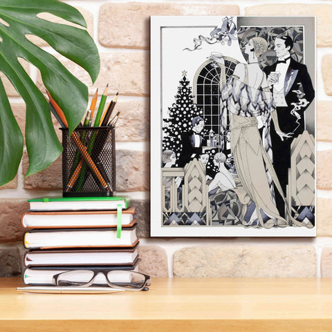 Image of 'Deco Christmas' by David Chestnutt, Giclee Canvas Wall Art,12 x 16