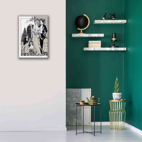 Image of 'Deco Christmas' by David Chestnutt, Giclee Canvas Wall Art,18 x 26