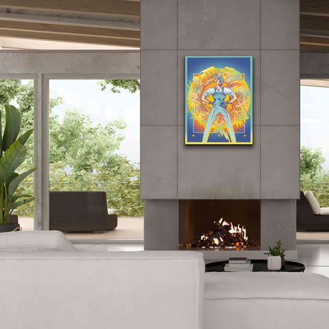 Image of 'Environmental Rosie' by David Chestnutt, Giclee Canvas Wall Art,26 x 34