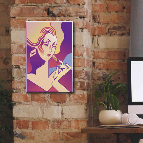 Image of 'Femme Fatale' by David Chestnutt, Giclee Canvas Wall Art,12 x 18