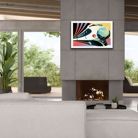 Image of 'Japanese High Speed Train' by David Chestnutt, Giclee Canvas Wall Art,40 x 26