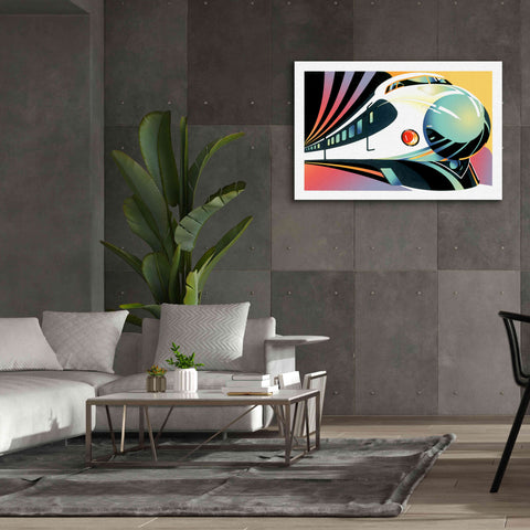 Image of 'Japanese High Speed Train' by David Chestnutt, Giclee Canvas Wall Art,60 x 40