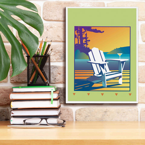 Image of 'Muskoka Chair' by David Chestnutt, Giclee Canvas Wall Art,12 x 16