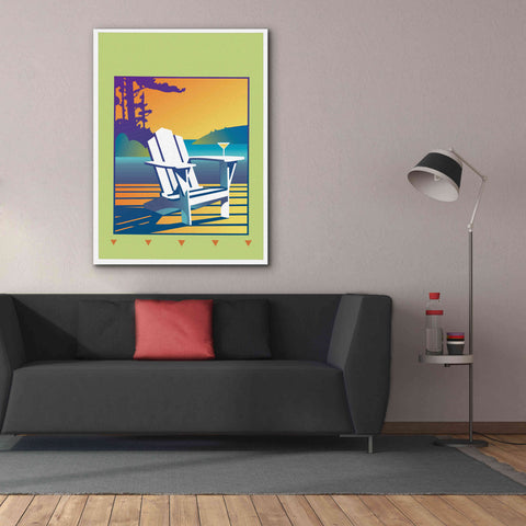 Image of 'Muskoka Chair' by David Chestnutt, Giclee Canvas Wall Art,40 x 54