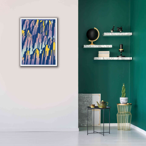 Image of 'New Cityscape Grad' by David Chestnutt, Giclee Canvas Wall Art,26 x 34