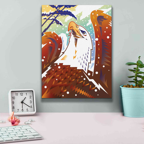 Image of 'New Eagle' by David Chestnutt, Giclee Canvas Wall Art,12 x 16
