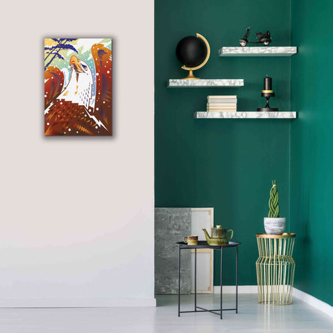 Image of 'New Eagle' by David Chestnutt, Giclee Canvas Wall Art,18 x 26