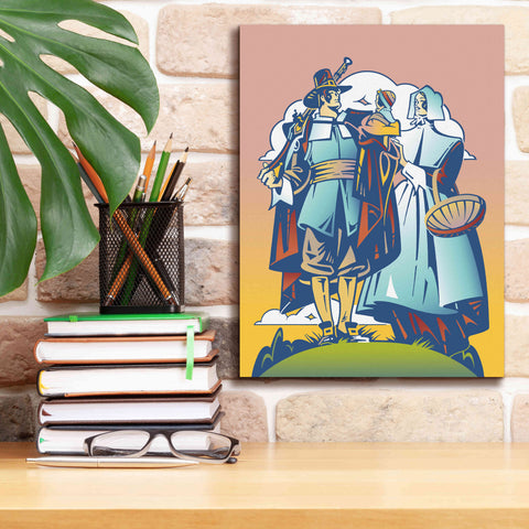 Image of 'New Pilgrim' by David Chestnutt, Giclee Canvas Wall Art,12 x 16