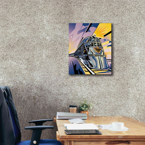 Image of 'Pioneer Zephyr' by David Chestnutt, Giclee Canvas Wall Art,20 x 24