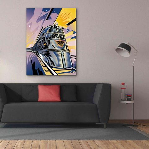 Image of 'Pioneer Zephyr' by David Chestnutt, Giclee Canvas Wall Art,40 x 54