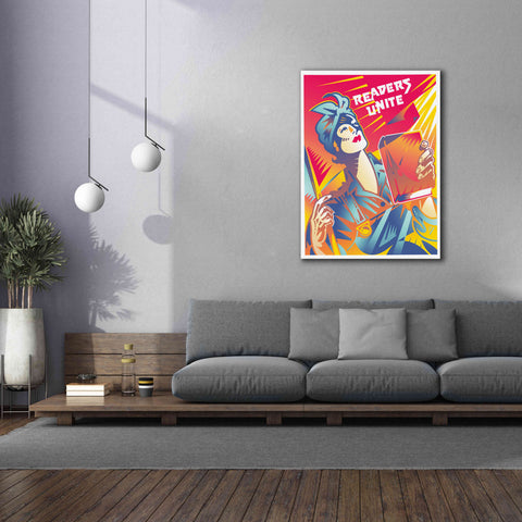 Image of 'Readers Unite' by David Chestnutt, Giclee Canvas Wall Art,40 x 54