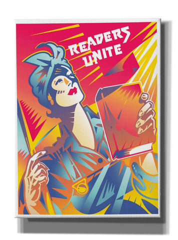 Image of 'Readers Unite' by David Chestnutt, Giclee Canvas Wall Art