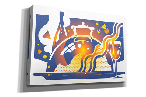 Image of 'Restaurant Guide' by David Chestnutt, Giclee Canvas Wall Art