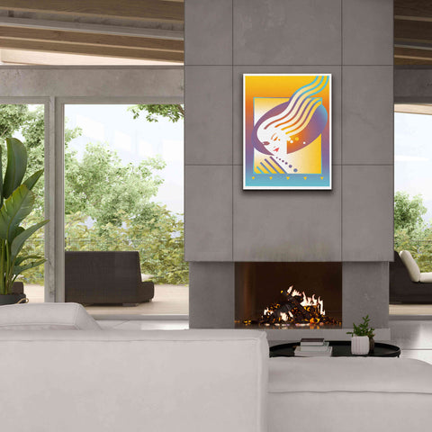 Image of 'Salon' by David Chestnutt, Giclee Canvas Wall Art,26 x 34