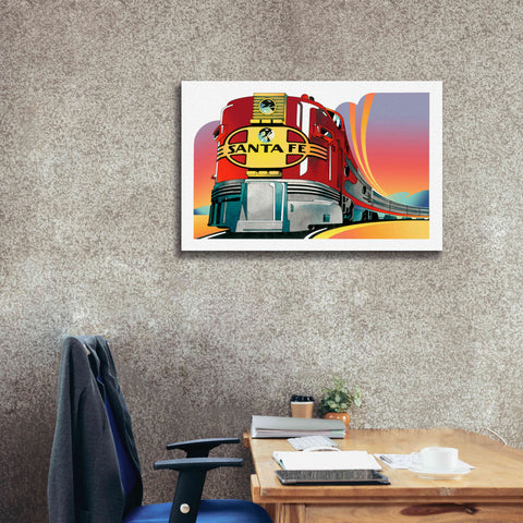 Image of 'Santa Fe' by David Chestnutt, Giclee Canvas Wall Art,40 x 26