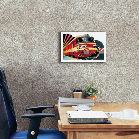 Image of 'SNCF' by David Chestnutt, Giclee Canvas Wall Art,18 x 12