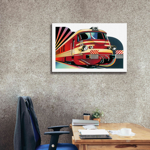 Image of 'SNCF' by David Chestnutt, Giclee Canvas Wall Art,40 x 26