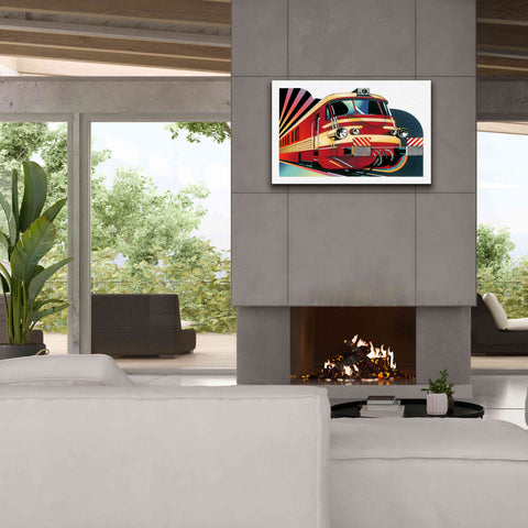 Image of 'SNCF' by David Chestnutt, Giclee Canvas Wall Art,40 x 26