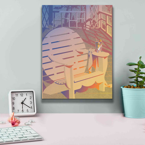 Image of 'Summer Porch' by David Chestnutt, Giclee Canvas Wall Art,12 x 16