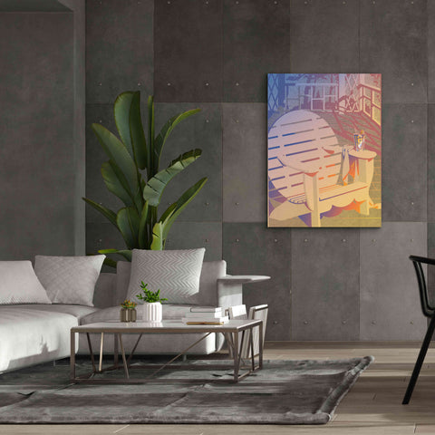 Image of 'Summer Porch' by David Chestnutt, Giclee Canvas Wall Art,40 x 54