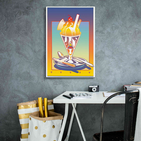 Image of 'Sunday Bloody Sundae' by David Chestnutt, Giclee Canvas Wall Art,18 x 26