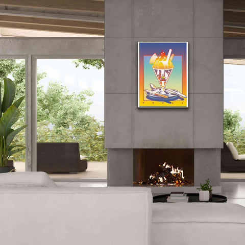 Image of 'Sunday Bloody Sundae' by David Chestnutt, Giclee Canvas Wall Art,26 x 34
