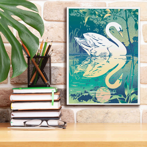 Image of 'Swan' by David Chestnutt, Giclee Canvas Wall Art,12 x 16