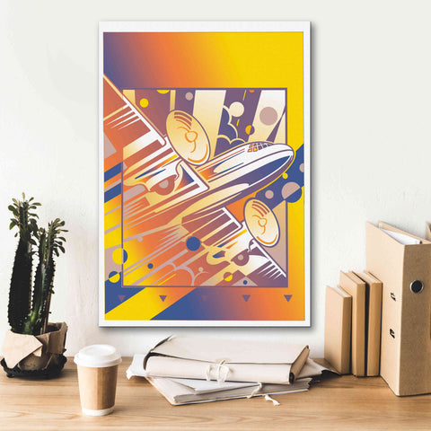 Image of 'Taking Off Yellow' by David Chestnutt, Giclee Canvas Wall Art,18 x 26