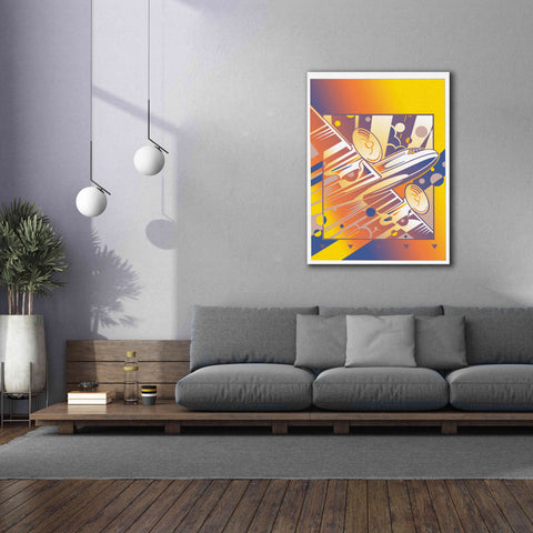 Image of 'Taking Off Yellow' by David Chestnutt, Giclee Canvas Wall Art,40 x 54